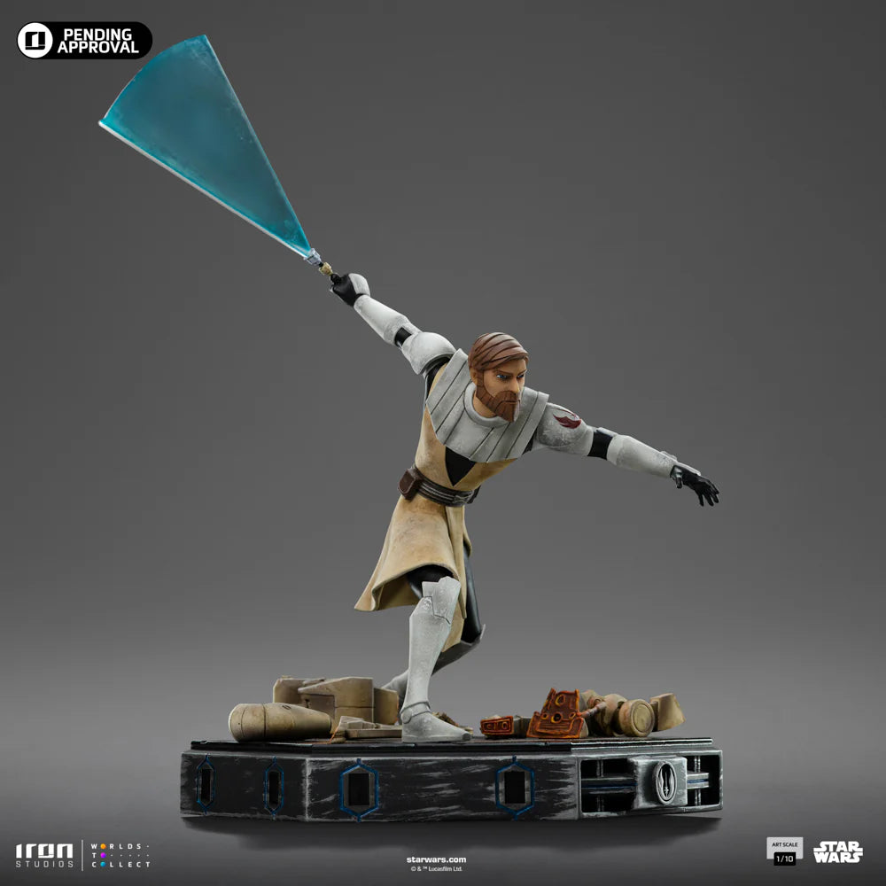 Preventa Resina Obi-Wan Kenobi Figura Star Wars: La guerra de los clones  Iron (Licencia) Estudio