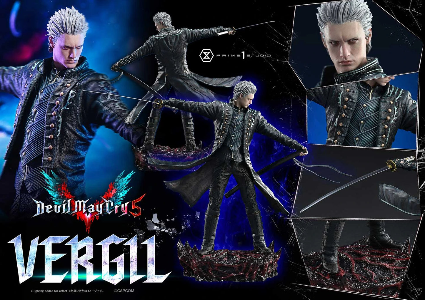 Preventa Resina Vergil Figura Devil May Cry 5 Prime 1 (Licencia) Estudio