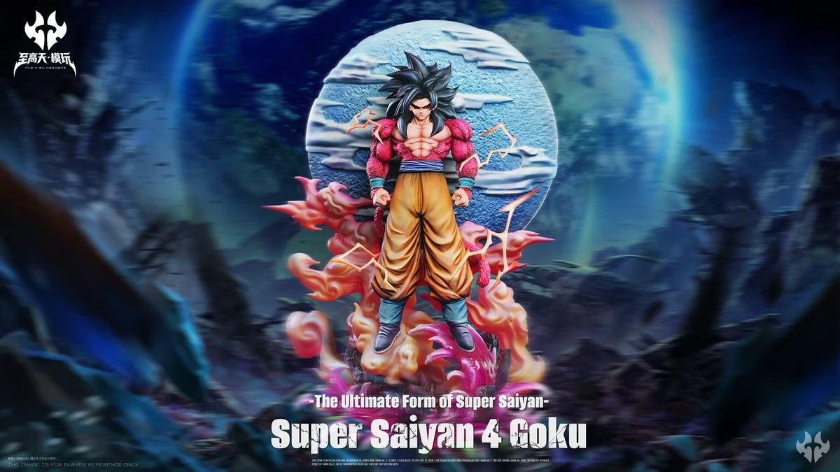 Preventa Resina Goku SSJ4 Figura Dragon Ball 1/6, 1/4 The High Heavens Estudio