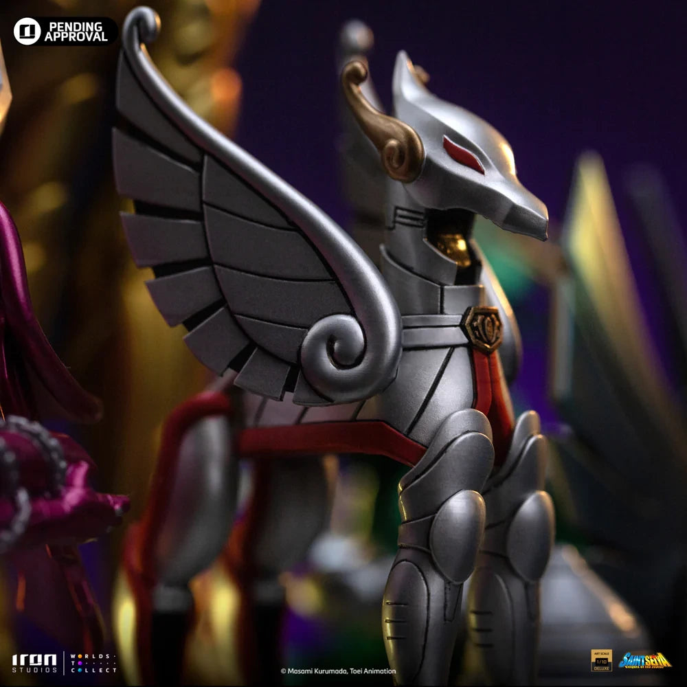 Preventa Resina Mu de Aries Figura Caballeros del Zodiako Iron (Licencia) Estudio