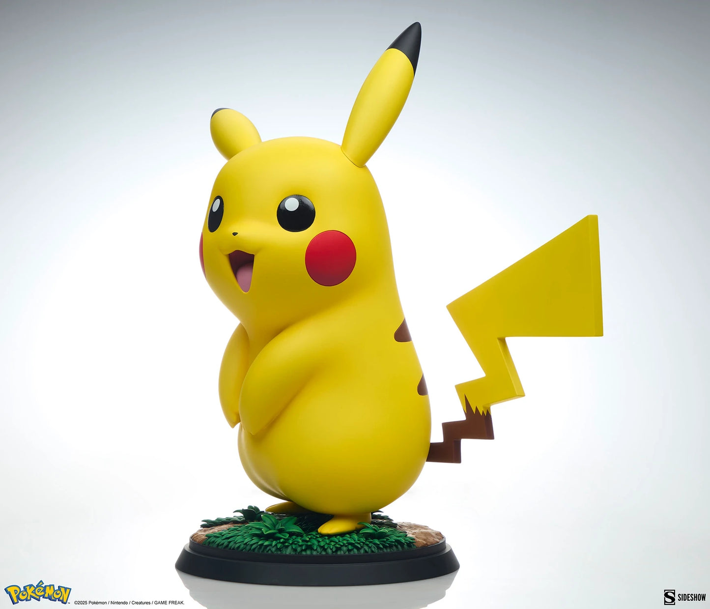 Preventa Resina Pikachu Figura Pokemón Sideshow Collectibles (Licencia) Estudio