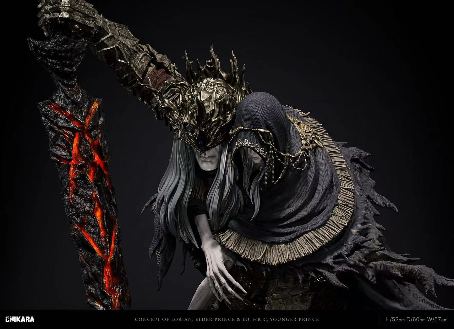 Preventa Resina Lorian, Príncipe Anciano y Lothric, joven príncipe Figura Dark Souls 3 Chikara  Estudio