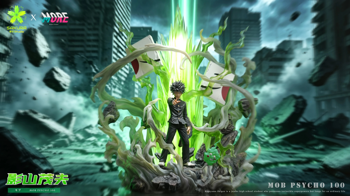 Preventa Resina Shigeo Kageyama Figura Mob Psycho 100 Sakura x More Estudio