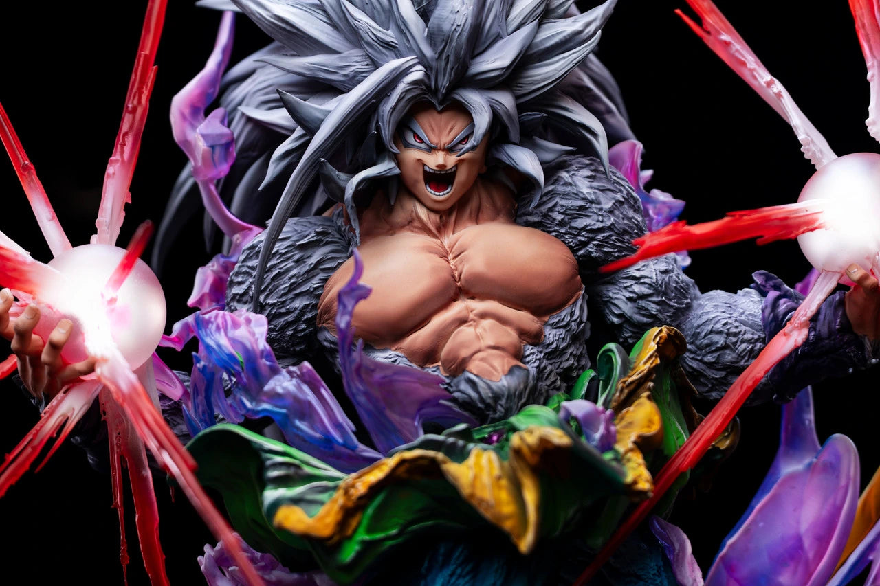 Preventa Resina Goku SSJ4 & SSJ5 Figura Dragon Ball Iron Curtain  Estudio