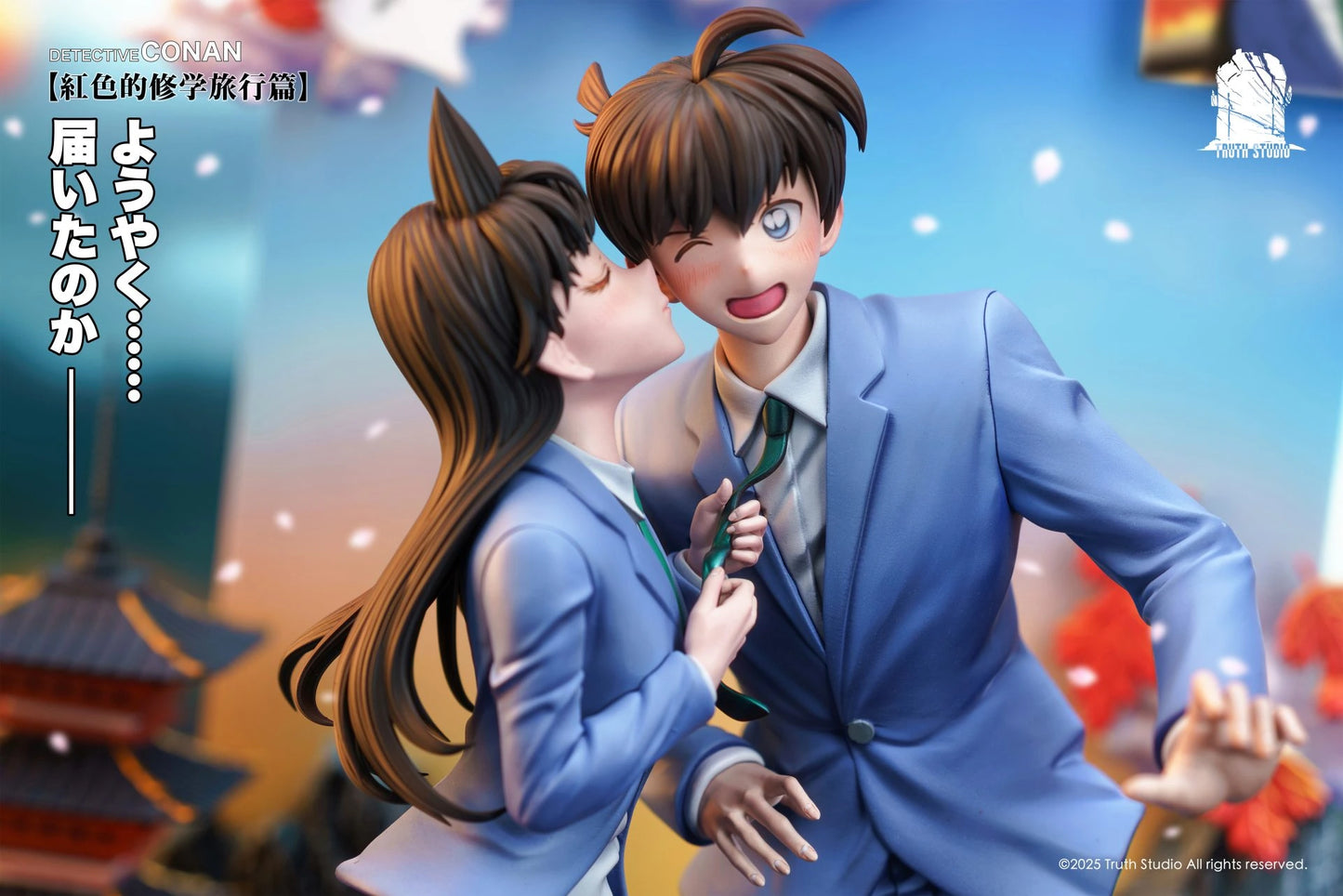 Preventa Resina Shinichi Kudo & Mouri Ran Figura Detective Conan Truth Estudio