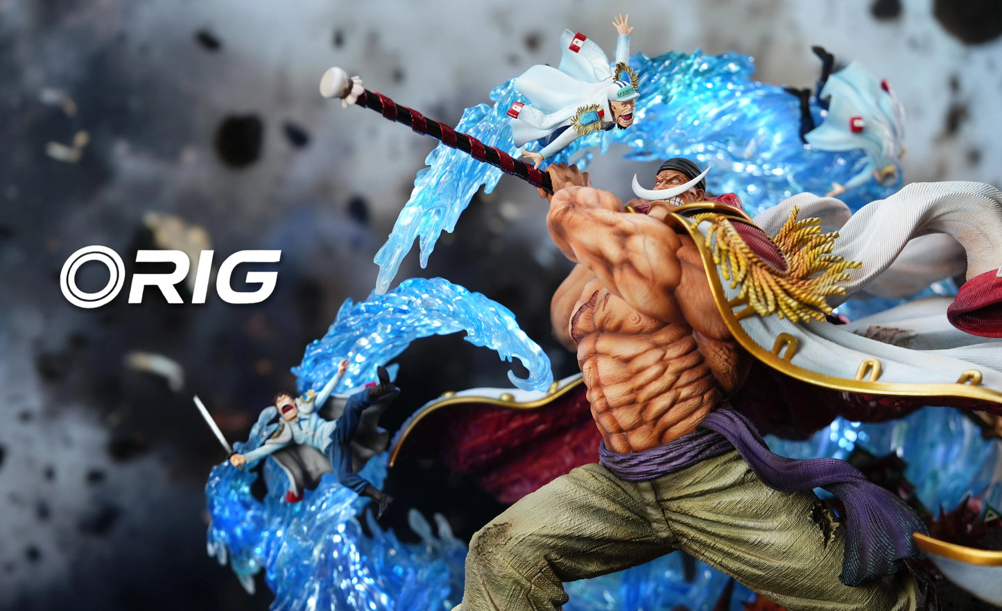 Preventa Resina Edward Newgate ""Barblanca""   Figura One Piece ORIG Estudio