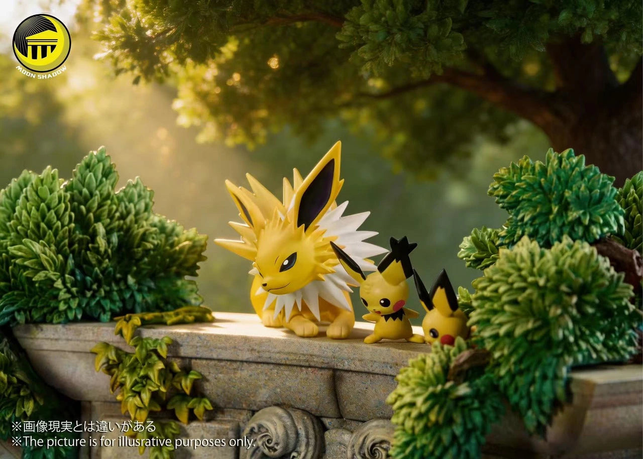 Preventa Resina Evee Evolution Figura Pokemón  Moon Shadow Estudio