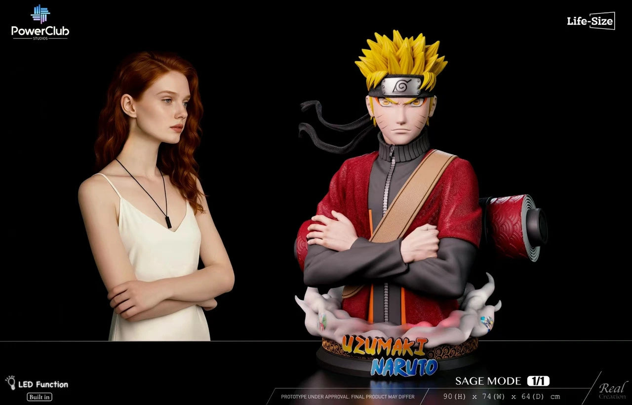 Preventa Resina Uzumaki Naruto Figura Naruto PowerClub & RCS  Estudio