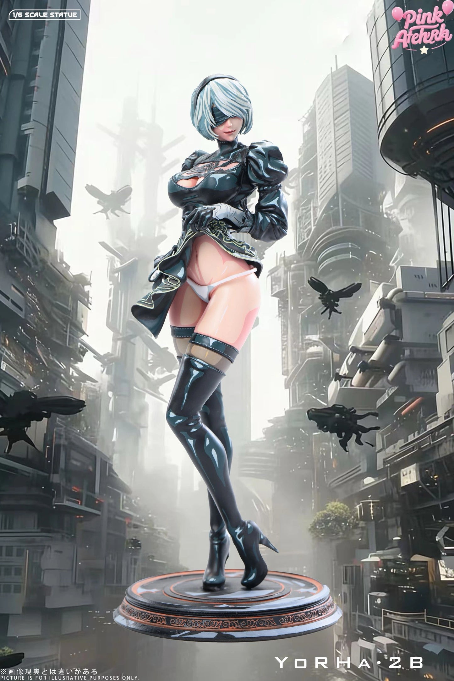 Preventa Resina 2B Figura Nier: Automata Aetheria Estudio