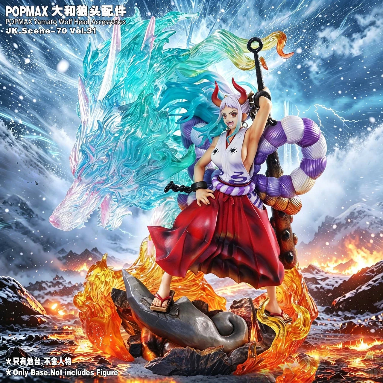 Preventa Resina Yamato "Accesorios" Figura One Piece 1/6 JacksDo Estudio
