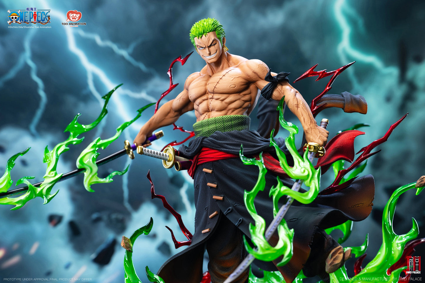 Preventa Resina Roronoa Zoro Figura One Piece 1/6 Jimei Palace Estudio (Licencia)
