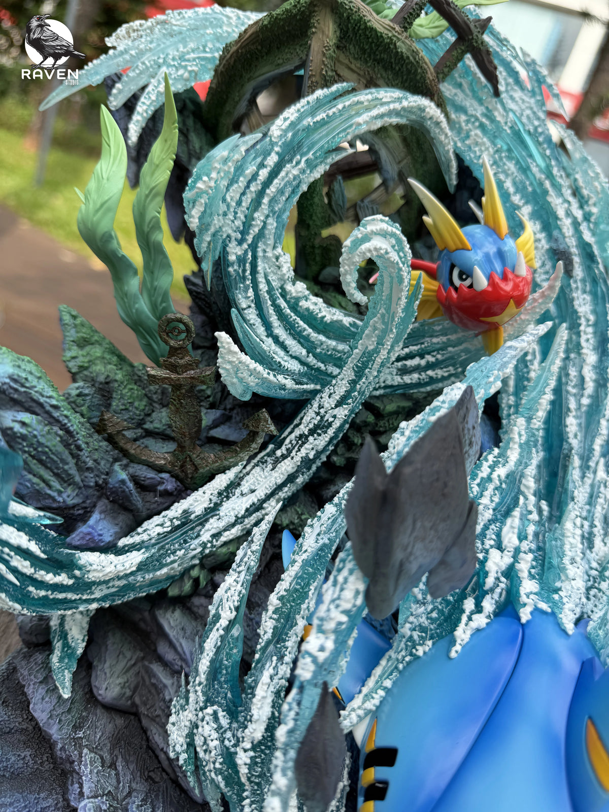 Preventa Resina Sharpedo Evolution Figura Pokemón 1/6 Raven Estudio