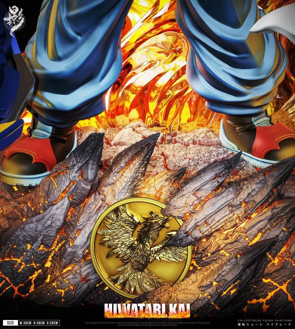 Preventa Resina Hiwatari Kai Figura Beyblade LueYing Estudio