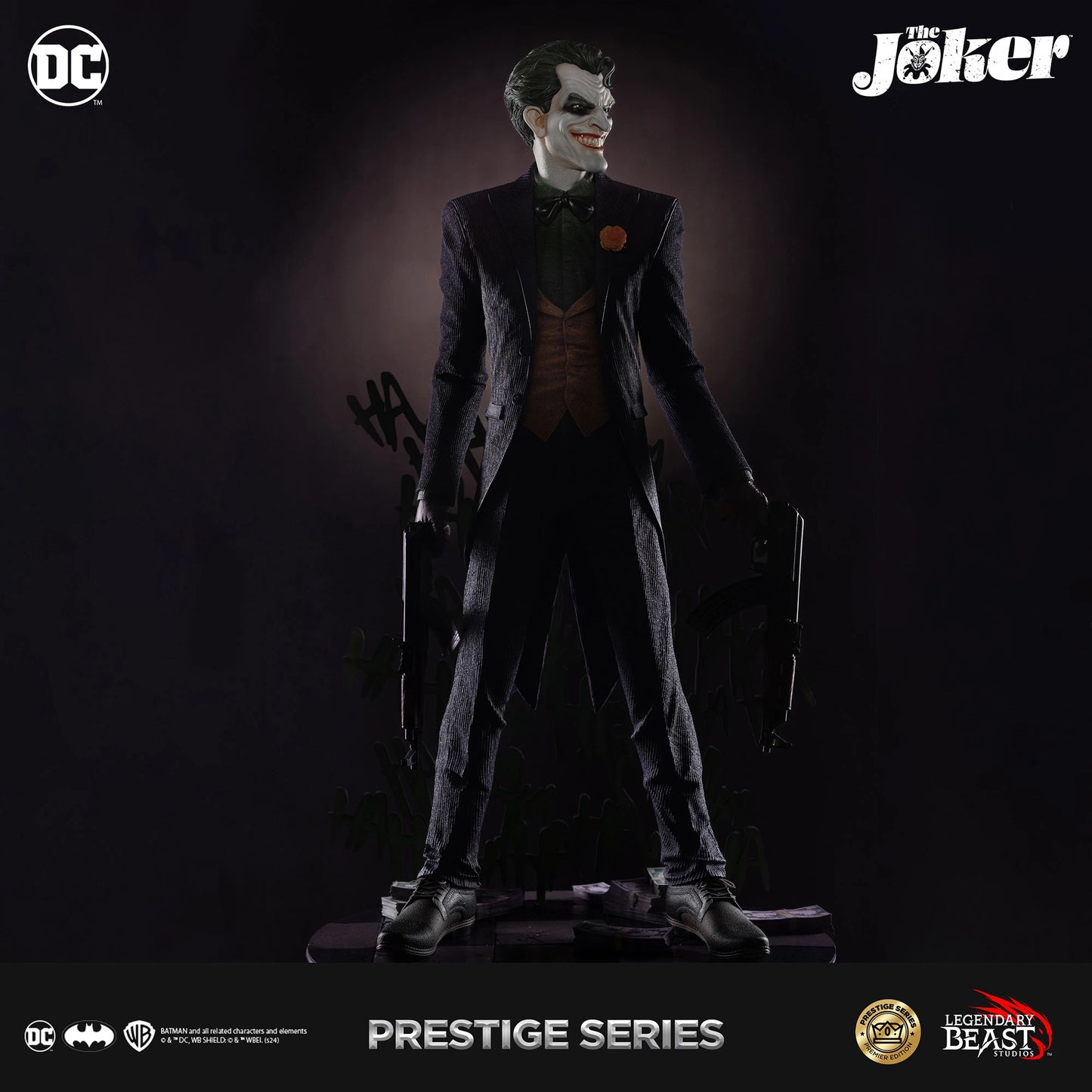Preventa Resina Joker Figura DC Comics Legendary Beast (Licencia) Estudio