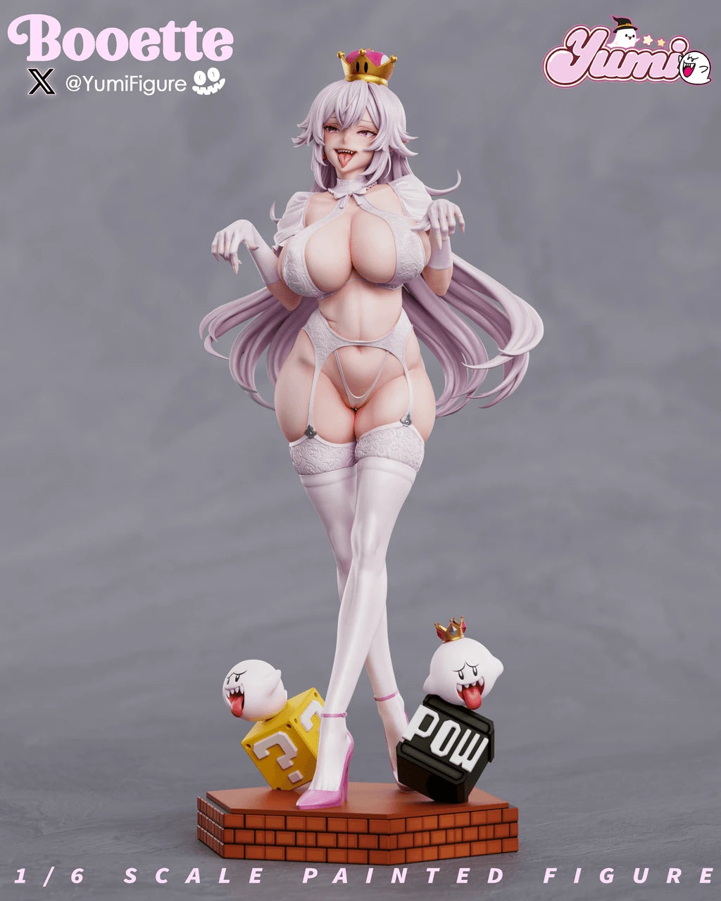 Preventa Resina Boosette Figura Mario Bros Yumi Estudio