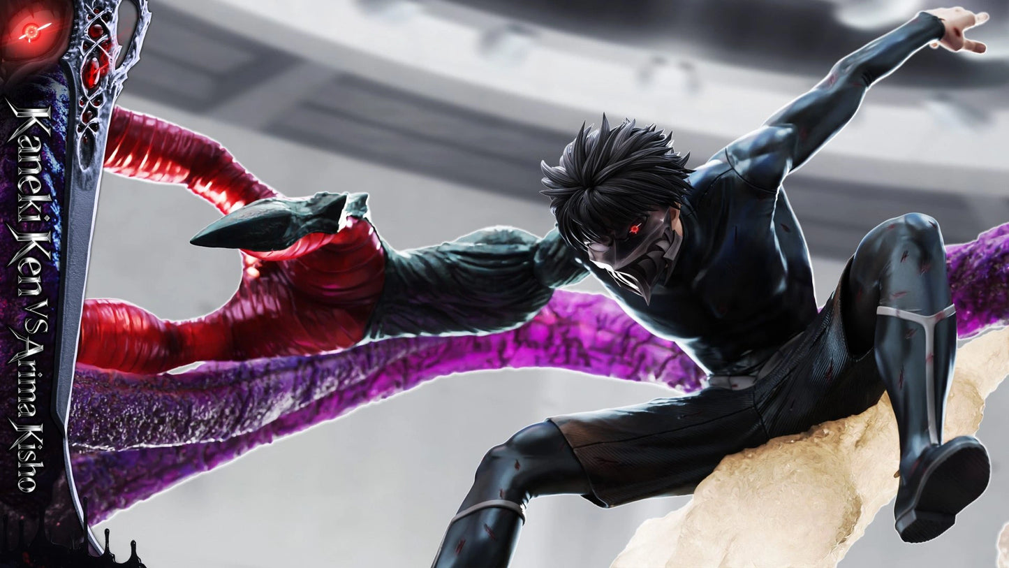 Preventa Resina Kaneki Ken vs Arima Kisho Figura Tokyo Ghoul Black Goat Estudio