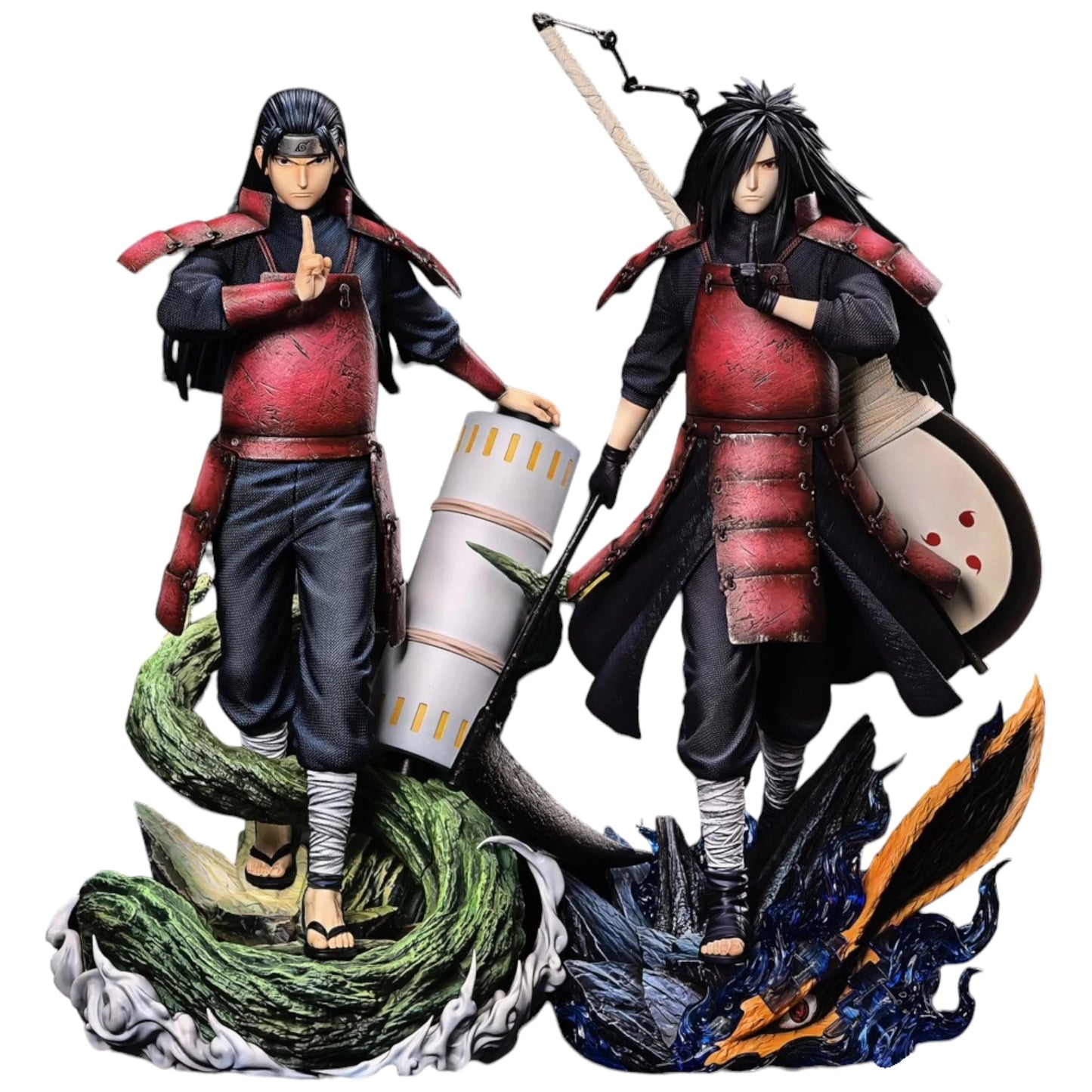 Preventa Resina Hashirama Senju & Madara Uchiha Figura Naruto Akatsuki Estudio