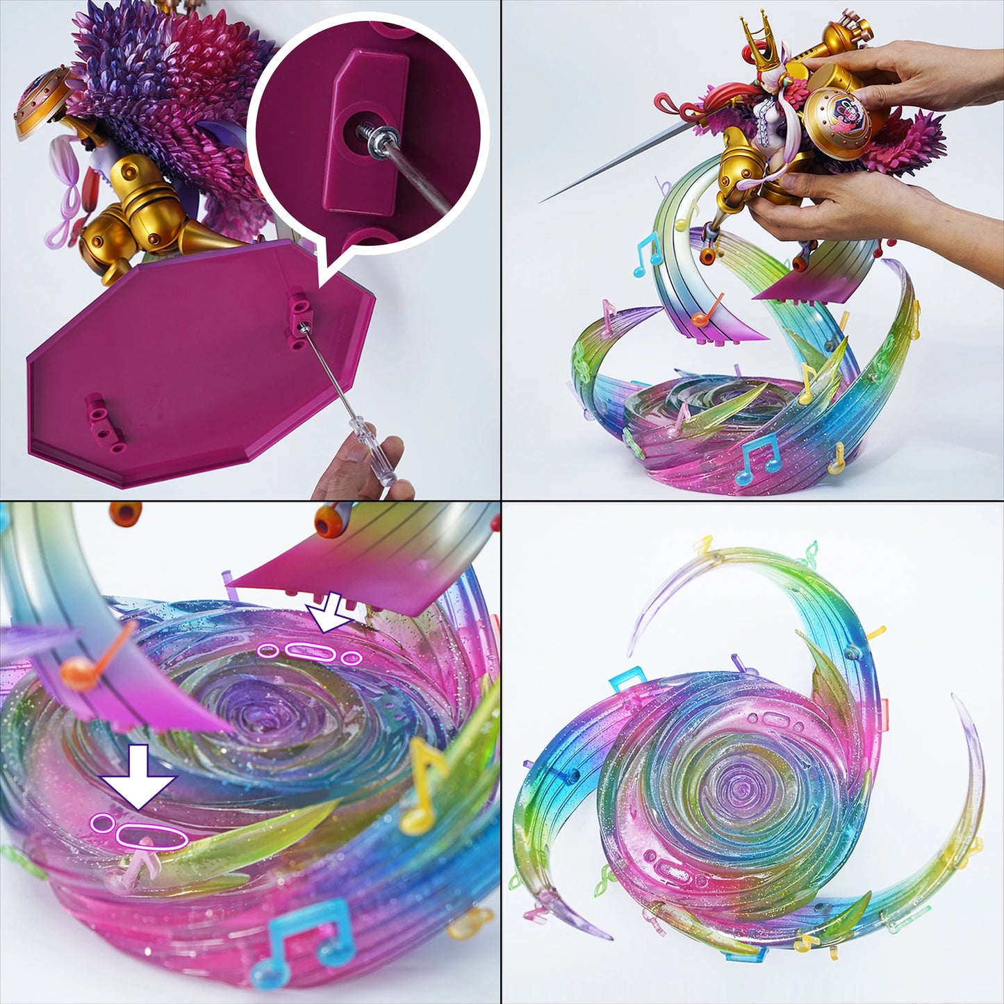 Preventa Resina Uta Base Figura One Piece JacksDo Estudio