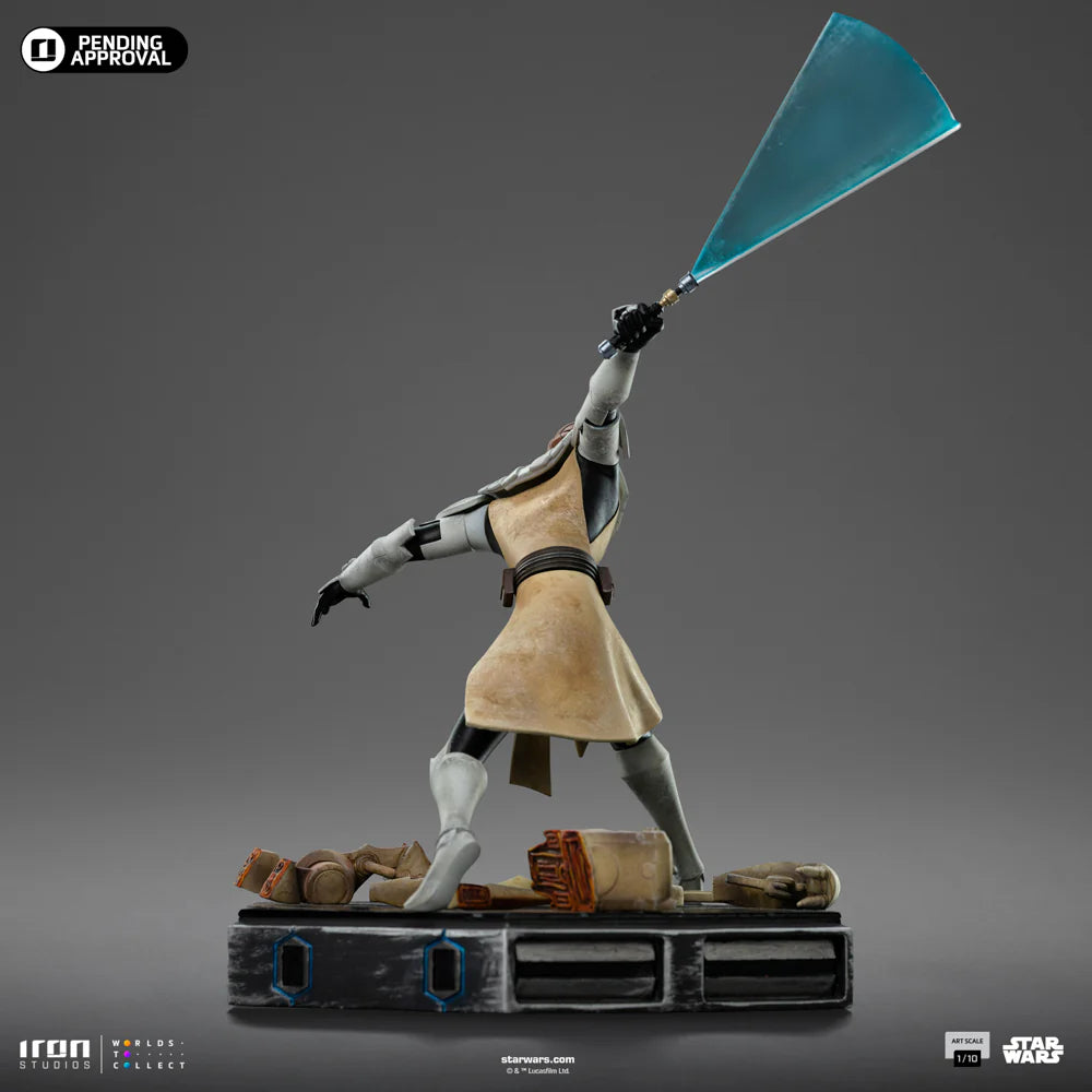 Preventa Resina Obi-Wan Kenobi Figura Star Wars: La guerra de los clones  Iron (Licencia) Estudio