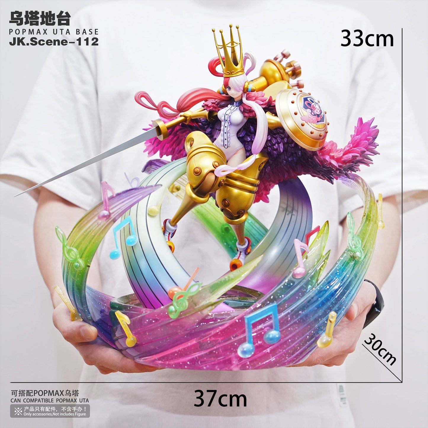 Preventa Resina Uta Base Figura One Piece JacksDo Estudio