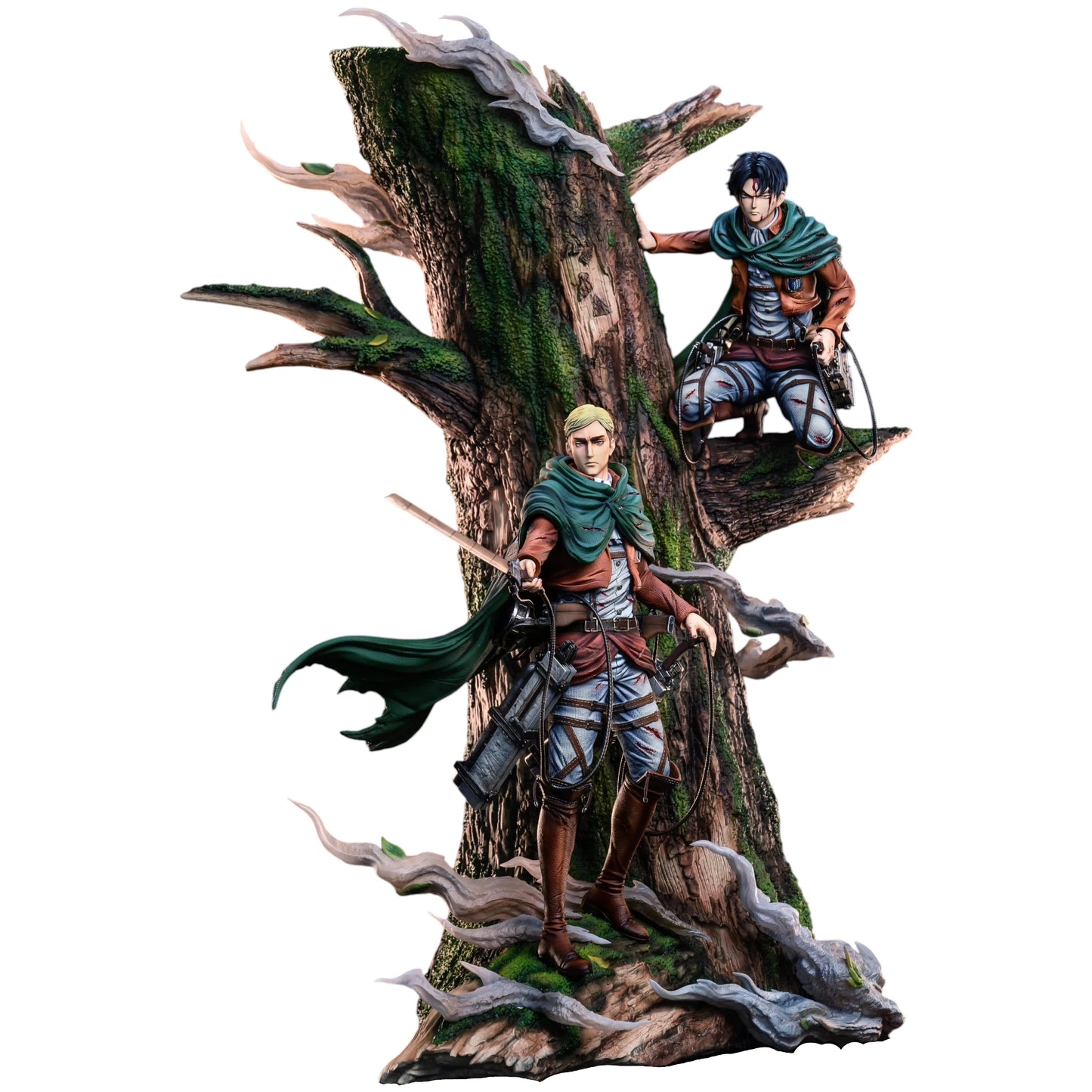 Preventa Resina Levi & Erwin Figura Attack On Titan Hertz Estudio