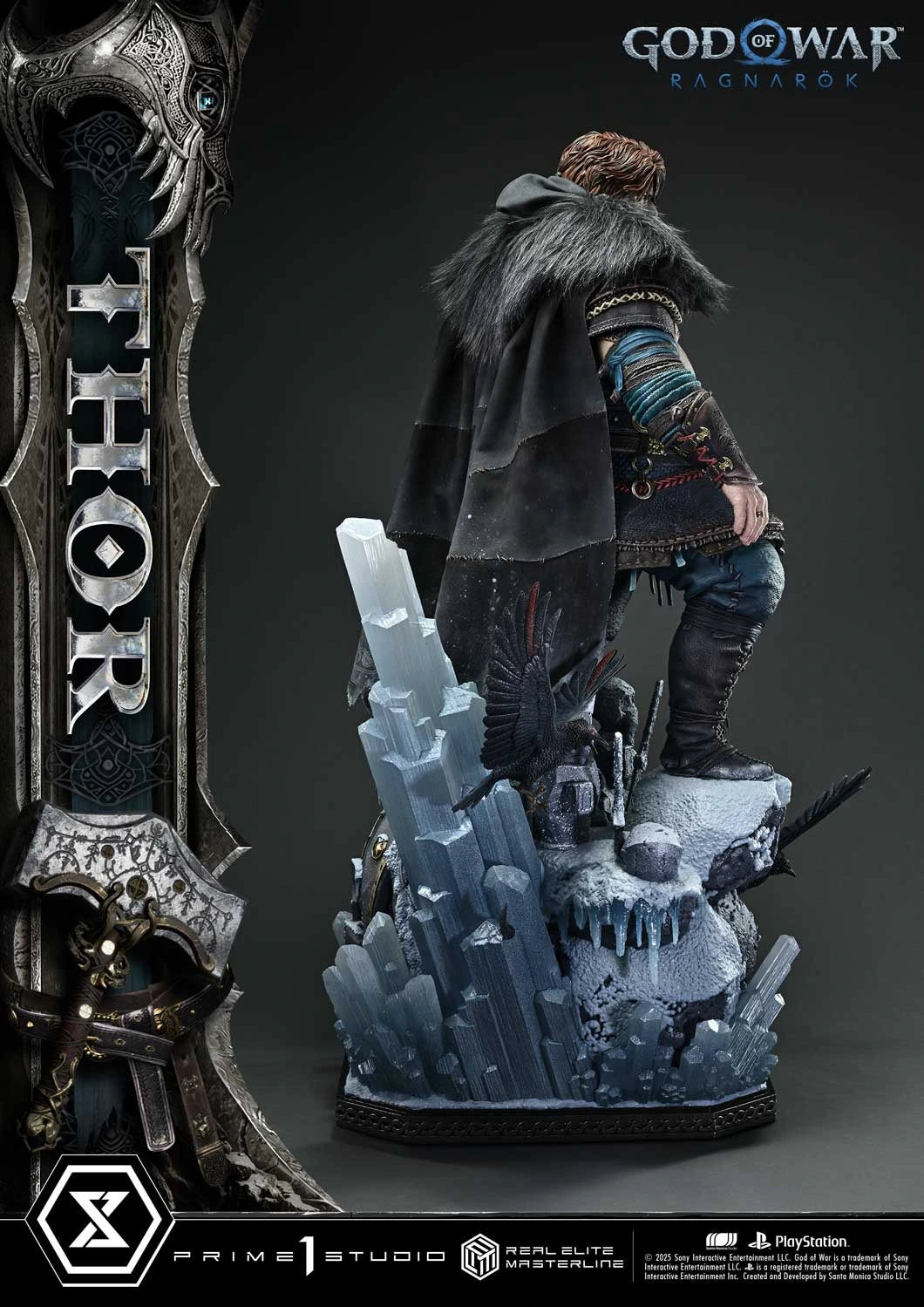 Preventa Resina Thor Regular Figura God of War: Ragnarok Prime 1 (Licencia) Estudio