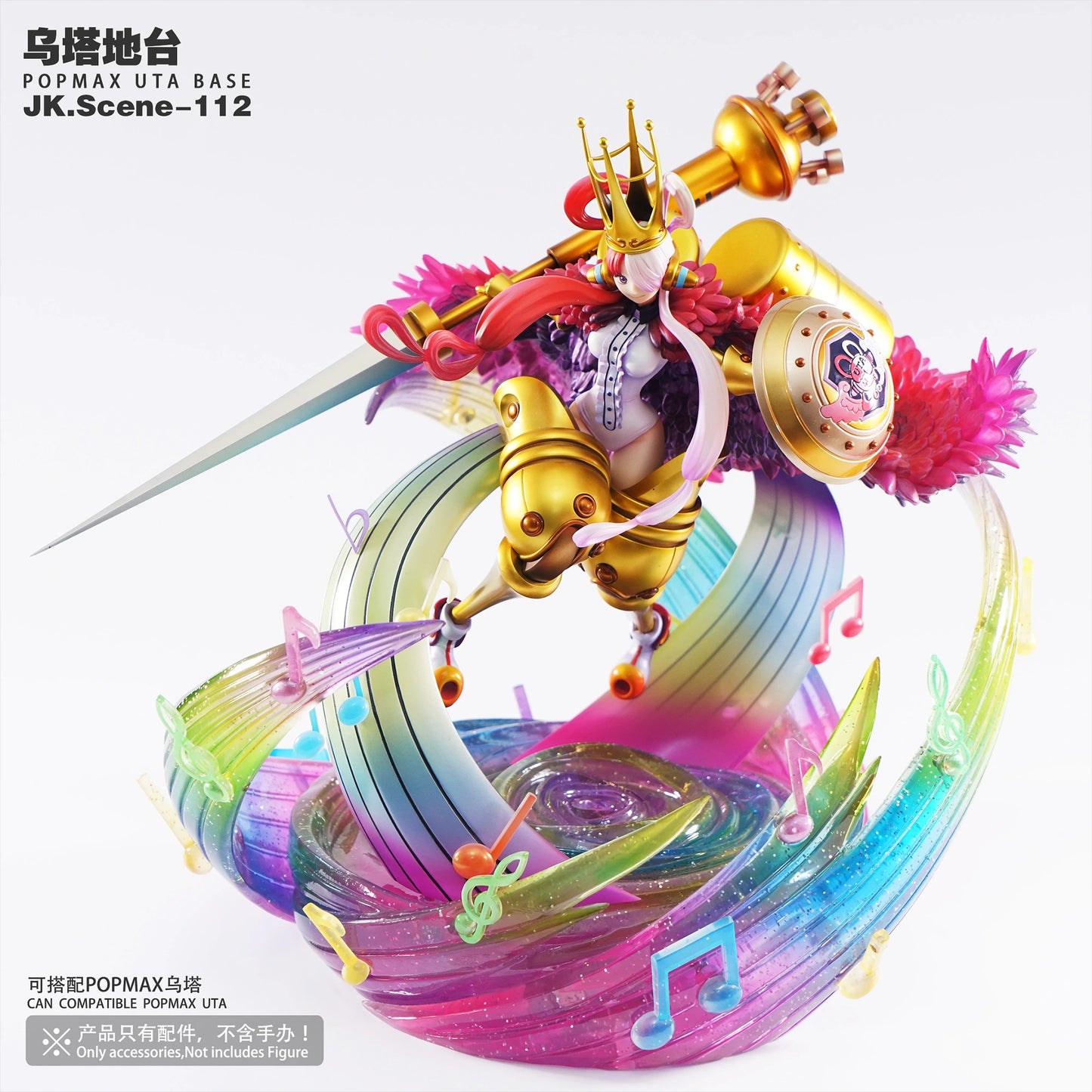 Preventa Resina Uta Base Figura One Piece JacksDo Estudio