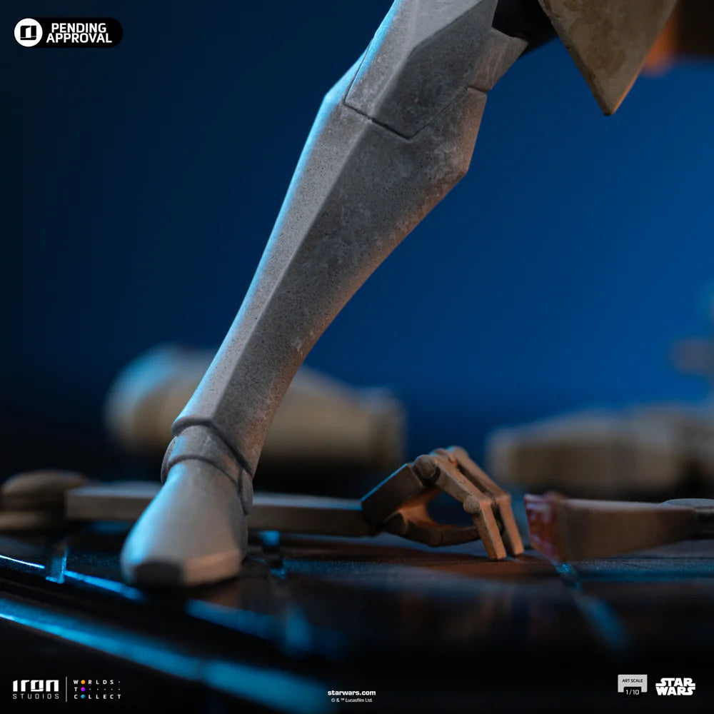 Preventa Resina Obi-Wan Kenobi Figura Star Wars: La guerra de los clones  Iron (Licencia) Estudio