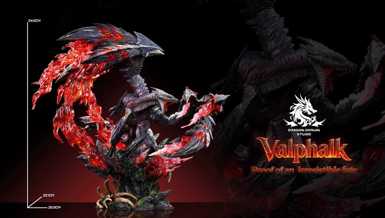Preventa Resina Valstrax Figura Monster Hunter Dragon Real Estudio