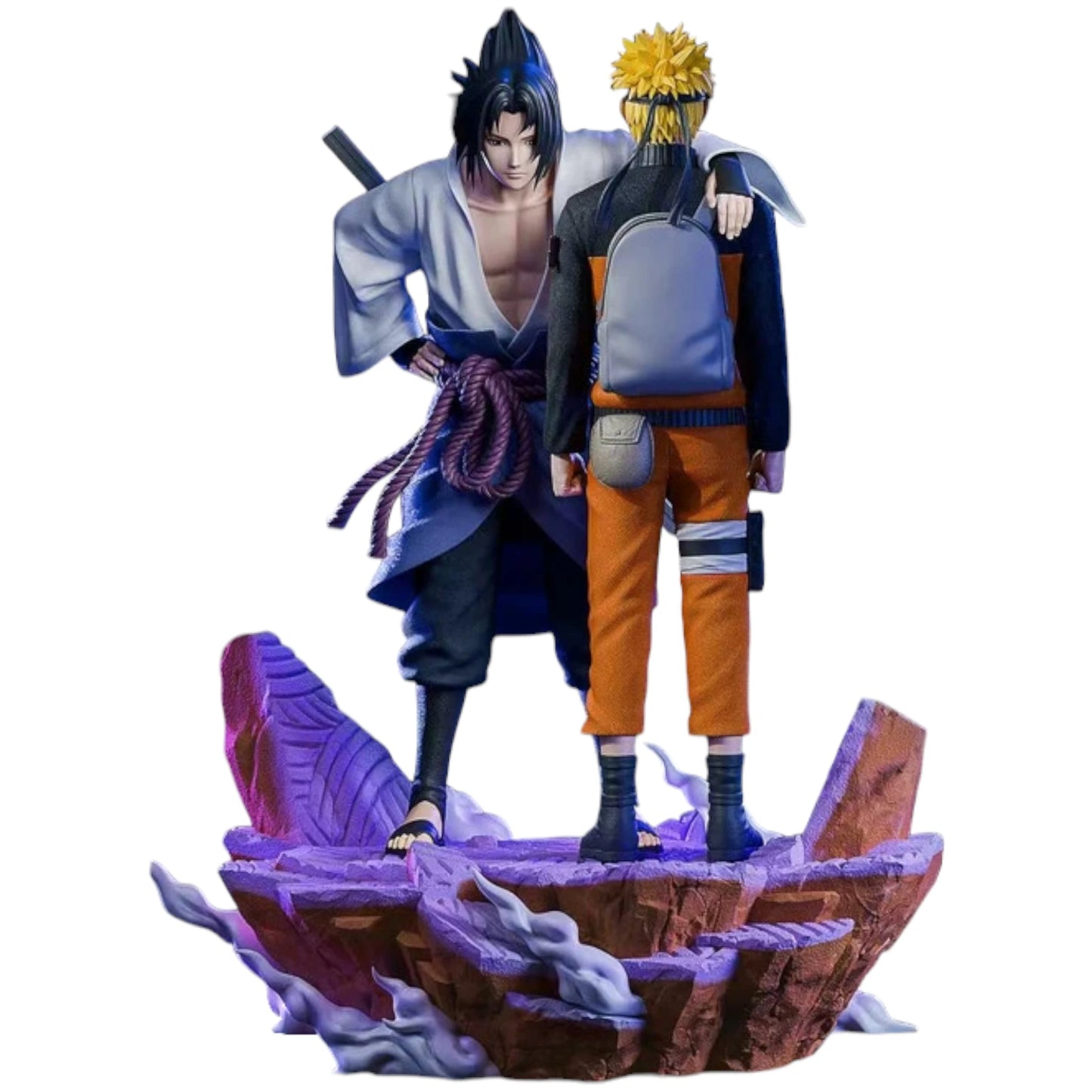 Preventa Resina Naruto & Sasuke Figura Naruto Nocturne & ICE Estudio