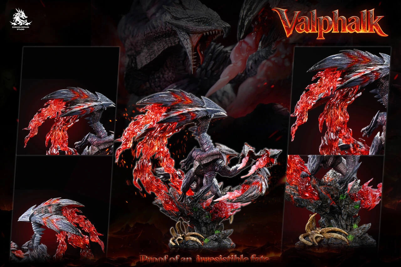 Preventa Resina Valstrax Figura Monster Hunter Dragon Real Estudio