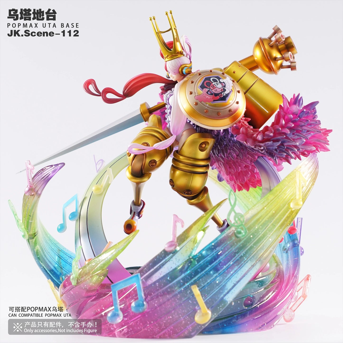 Preventa Resina Uta Base Figura One Piece JacksDo Estudio