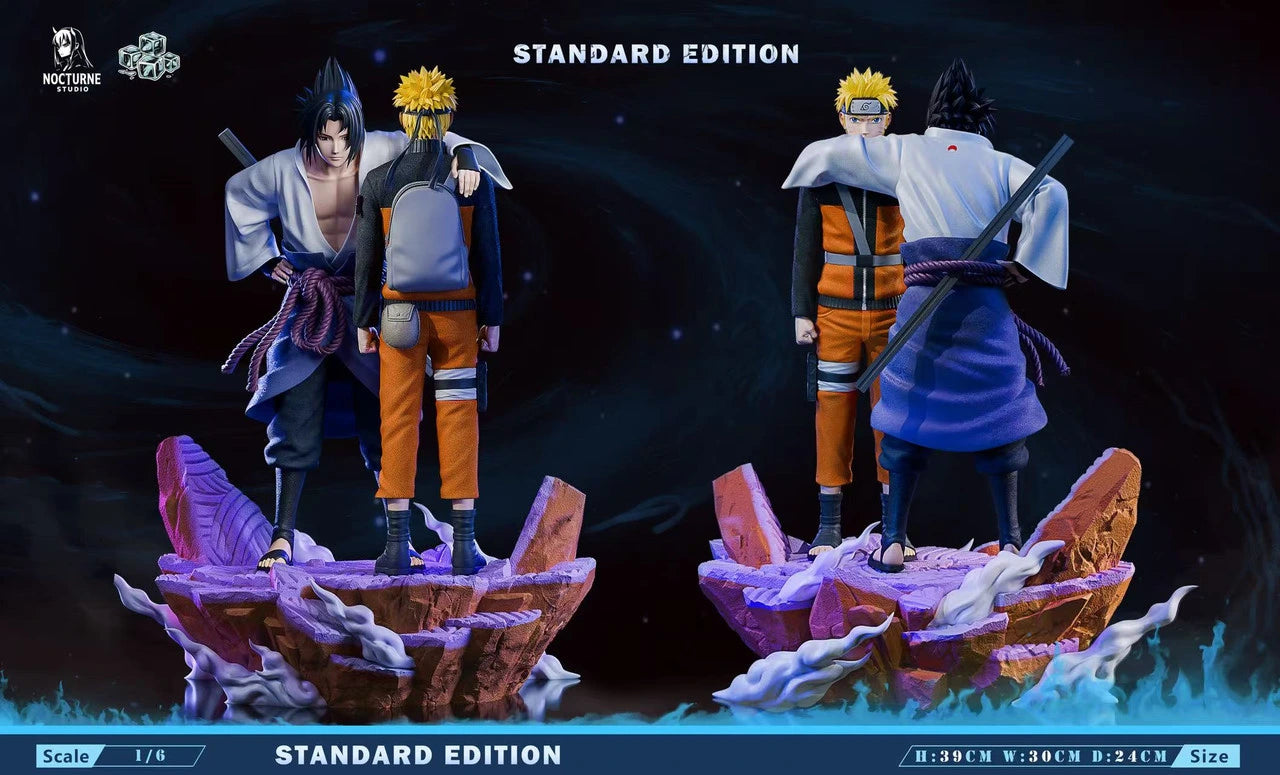 Preventa Resina Naruto & Sasuke Figura Naruto Nocturne & ICE Estudio