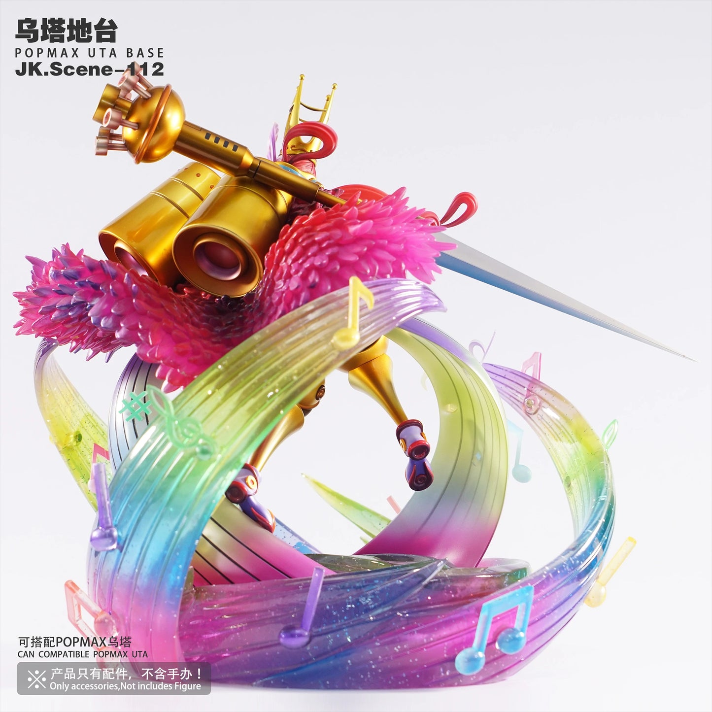 Preventa Resina Uta Base Figura One Piece JacksDo Estudio