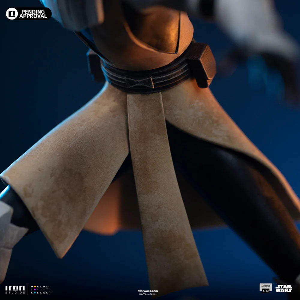 Preventa Resina Obi-Wan Kenobi Figura Star Wars: La guerra de los clones  Iron (Licencia) Estudio
