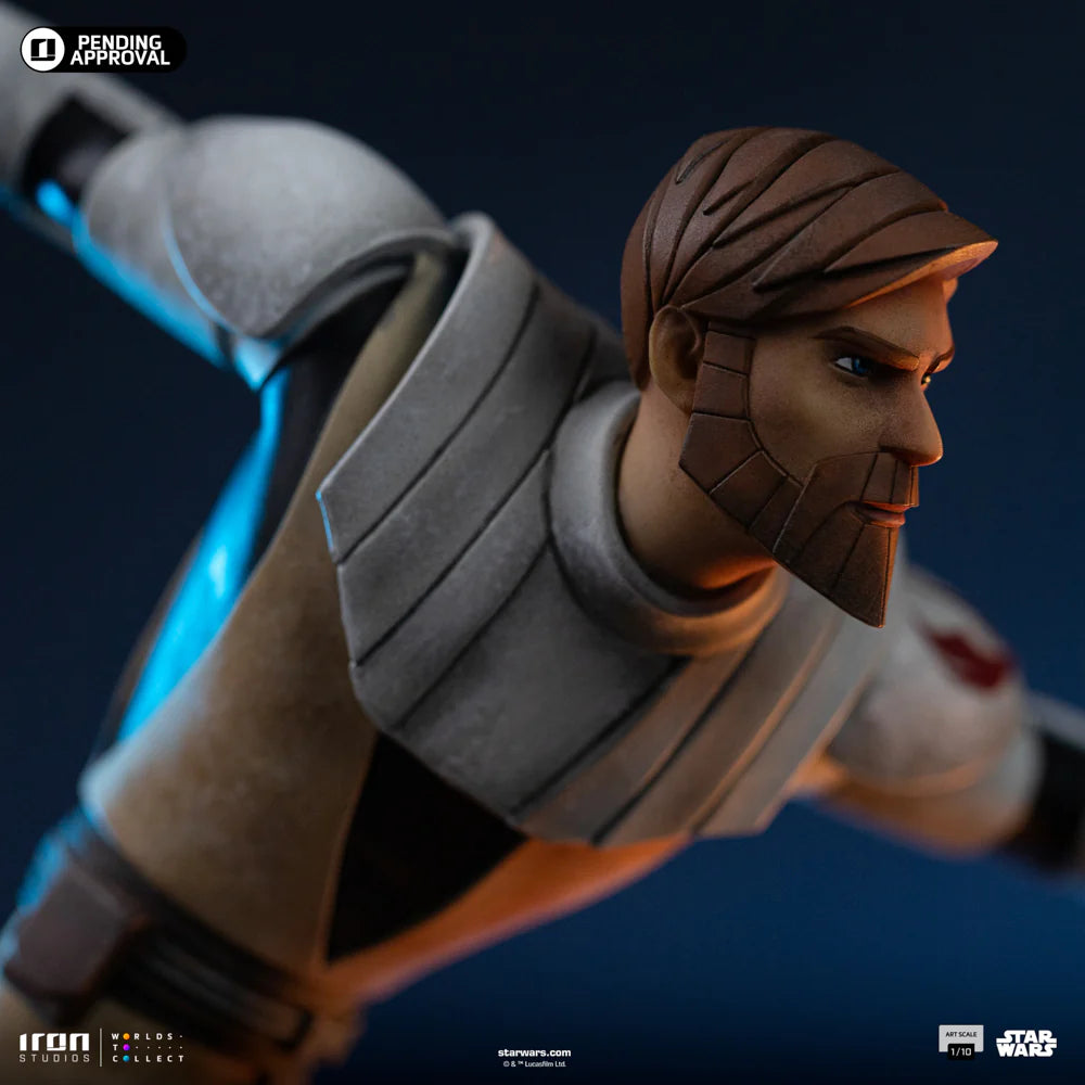 Preventa Resina Obi-Wan Kenobi Figura Star Wars: La guerra de los clones  Iron (Licencia) Estudio