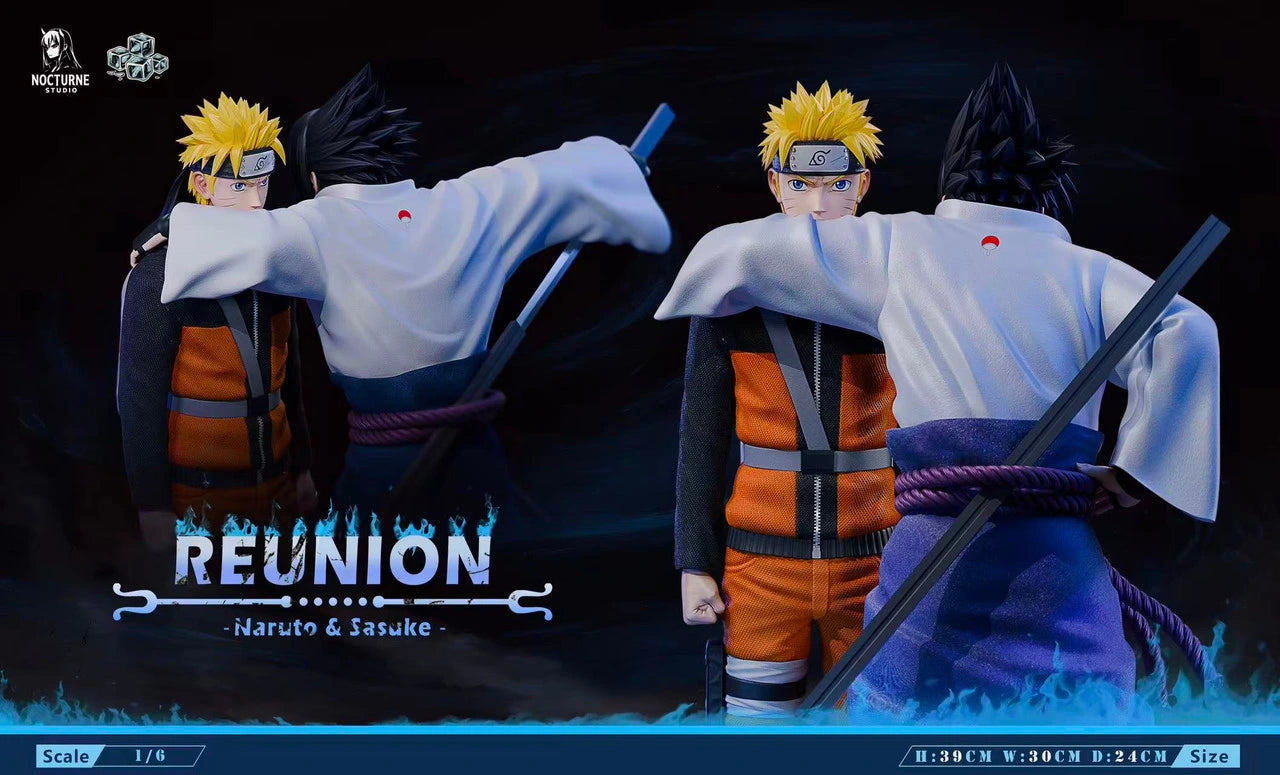 Preventa Resina Naruto & Sasuke Figura Naruto Nocturne & ICE Estudio