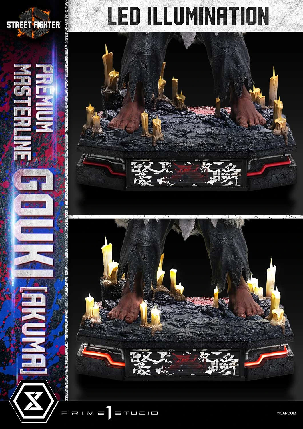 "Preventa Resina Akuma  Figura Street Fighter 6   Prime 1 (Licencia) Estudio"