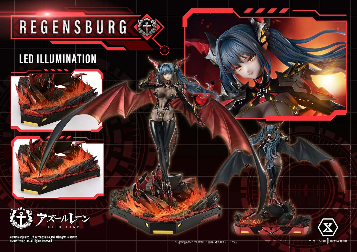Preventa Resina Regensburg Figura Azur Lane Prime 1 (Licencia) Estudio