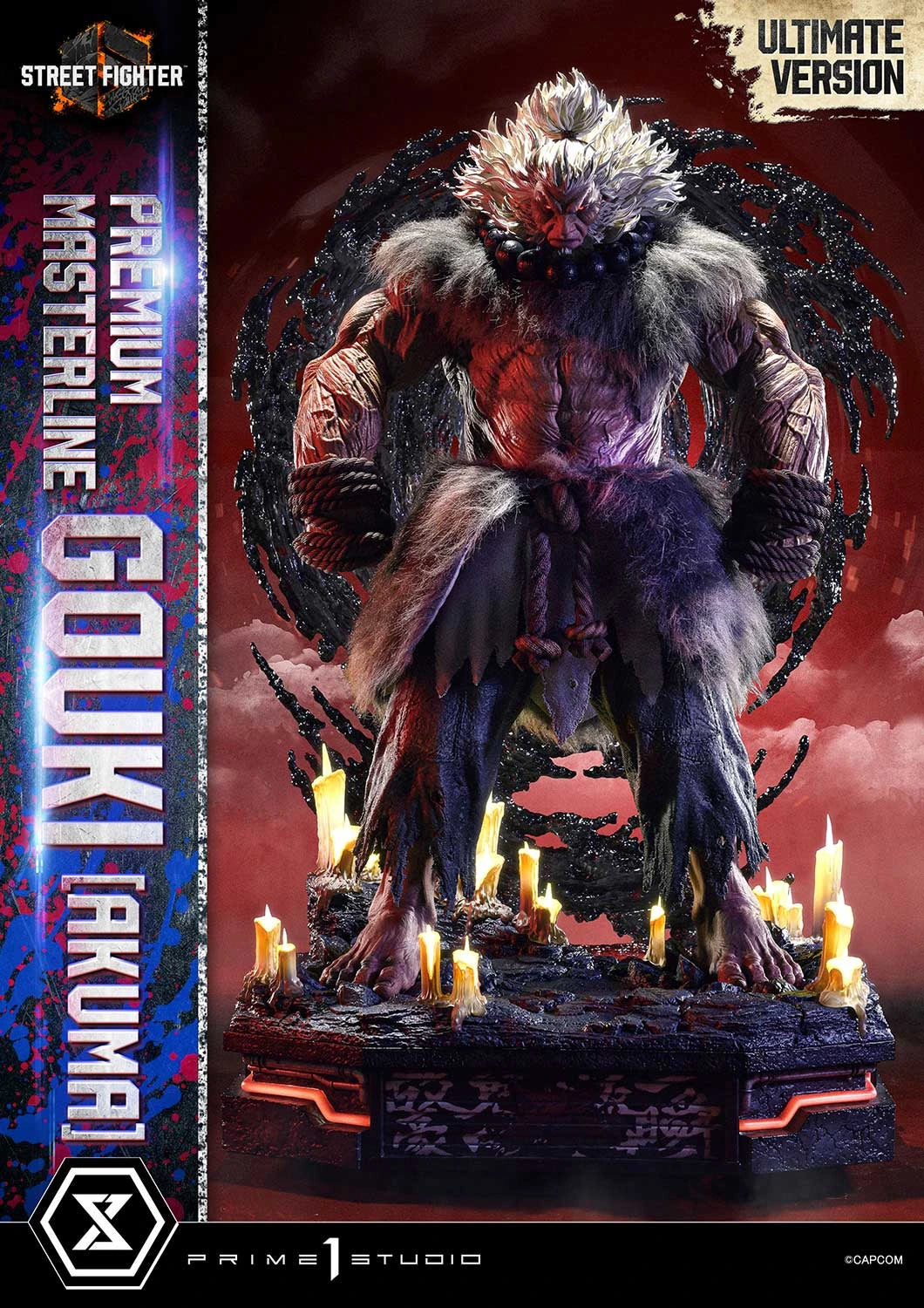 "Preventa Resina Akuma  Figura Street Fighter 6   Prime 1 (Licencia) Estudio"