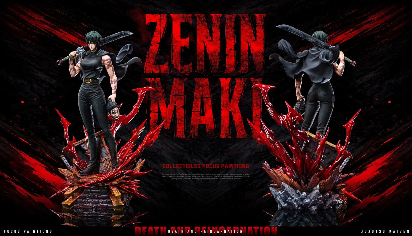 Preventa Resina Zenin Maki Figura Jujutsu Kaisen 1/6 BBA Estudio