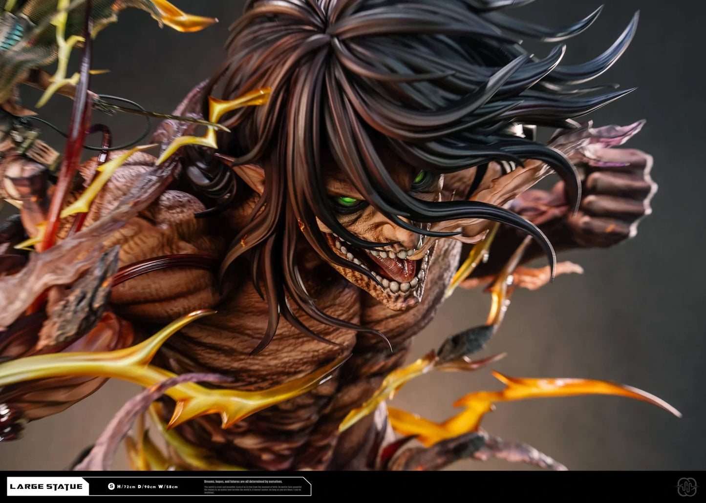 Preventa Resina Titan de Ataque & Titan Femenino Figura Attack On Titan  Hertz  Estudio