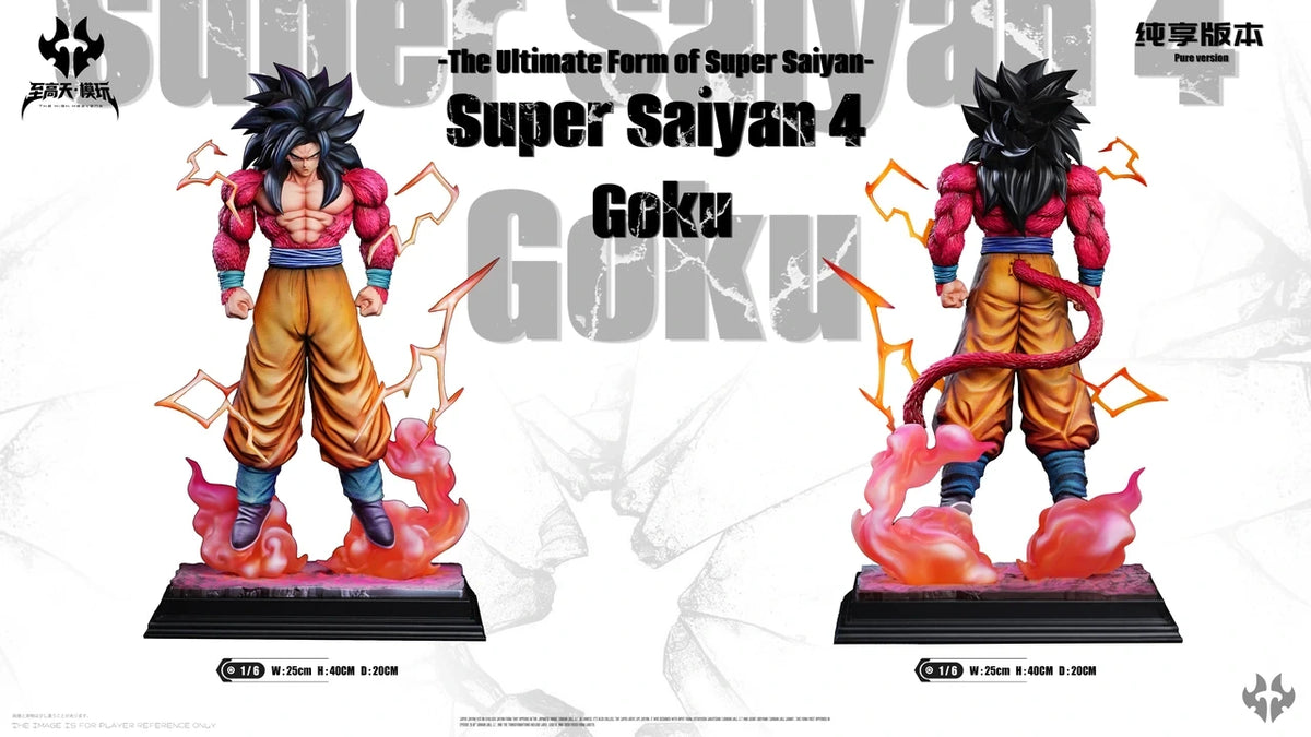 Preventa Resina Goku SSJ4 Figura Dragon Ball 1/6, 1/4 The High Heavens Estudio