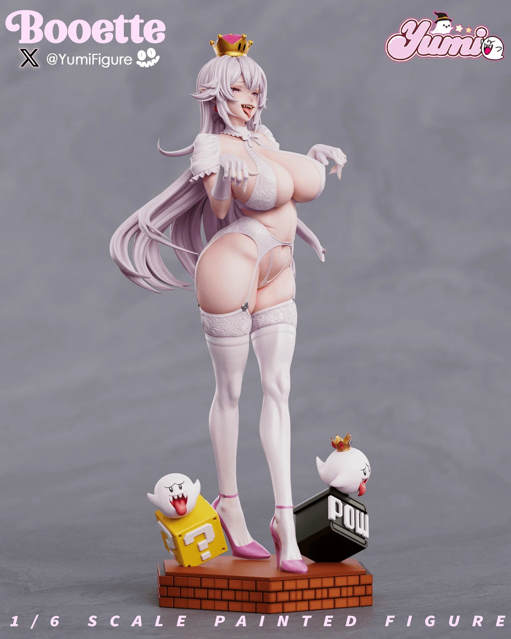 Preventa Resina Boosette Figura Mario Bros Yumi Estudio