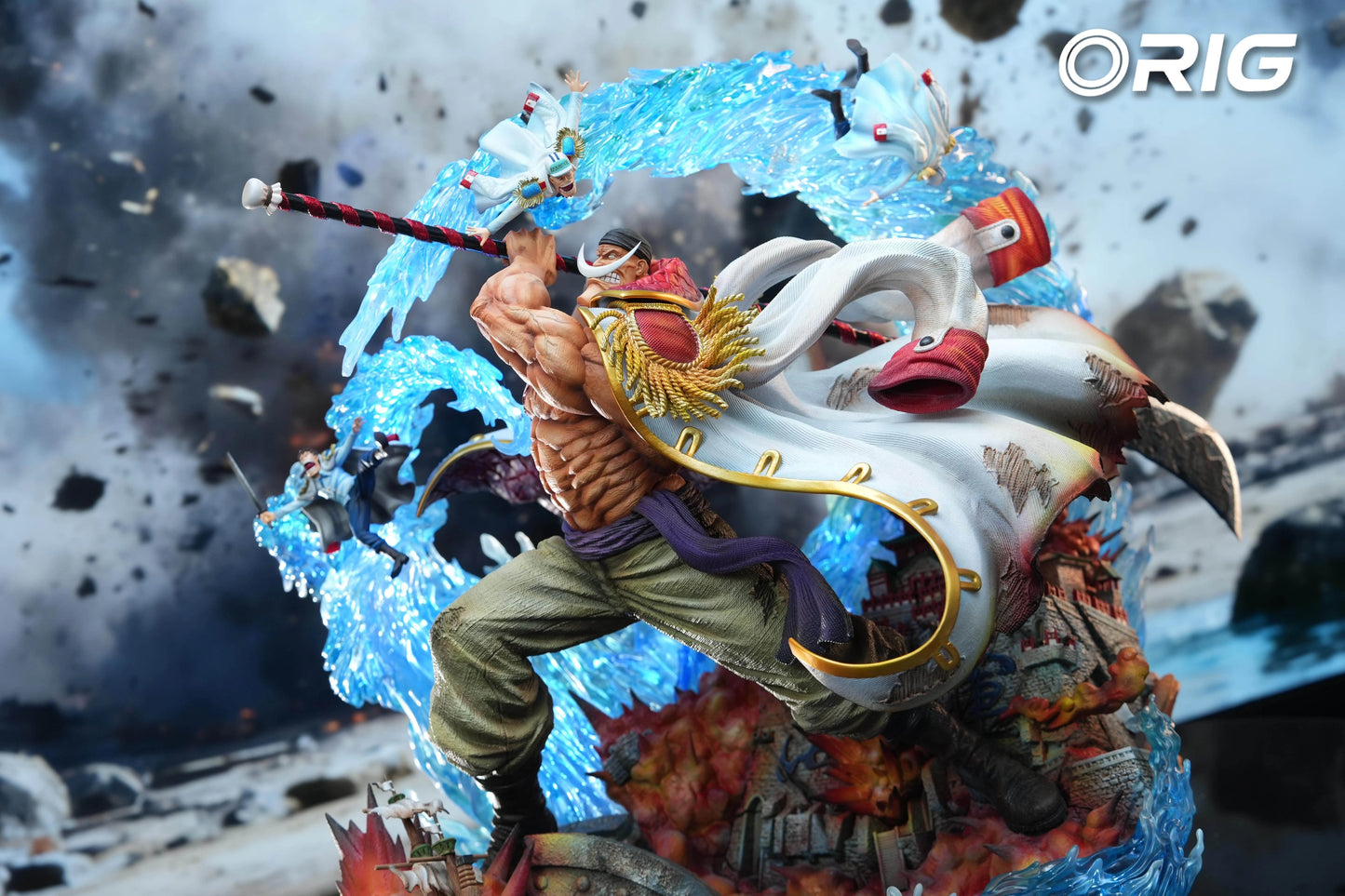 Preventa Resina Edward Newgate ""Barblanca""   Figura One Piece ORIG Estudio