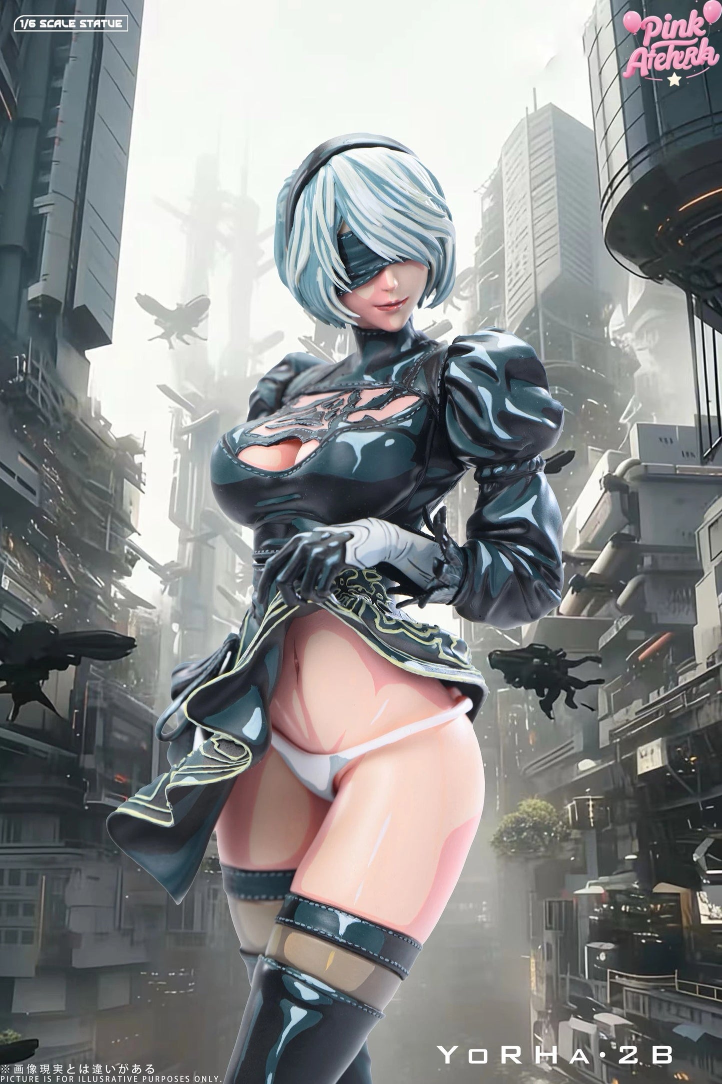 Preventa Resina 2B Figura Nier: Automata Aetheria Estudio