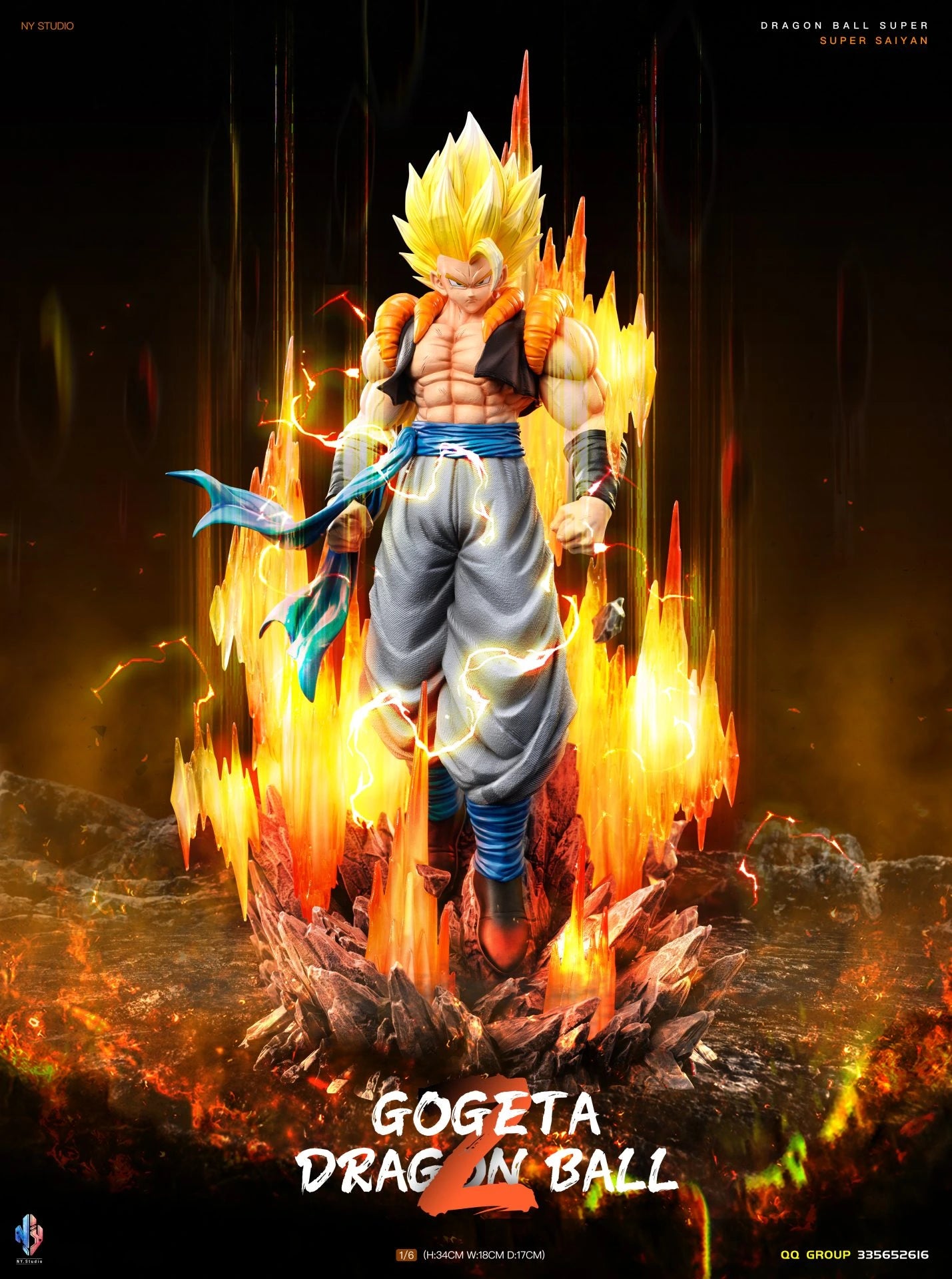 Preventa Resina Gogeta Figura Dragon Ball NY Estudio