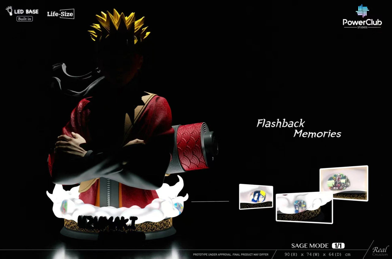 Preventa Resina Uzumaki Naruto Figura Naruto PowerClub & RCS  Estudio