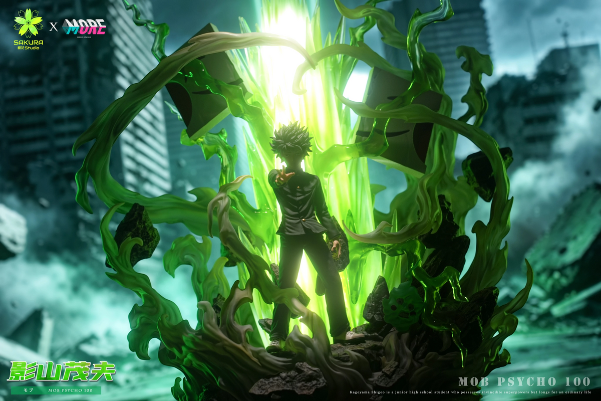 Preventa Resina Shigeo Kageyama Figura Mob Psycho 100 Sakura x More Estudio