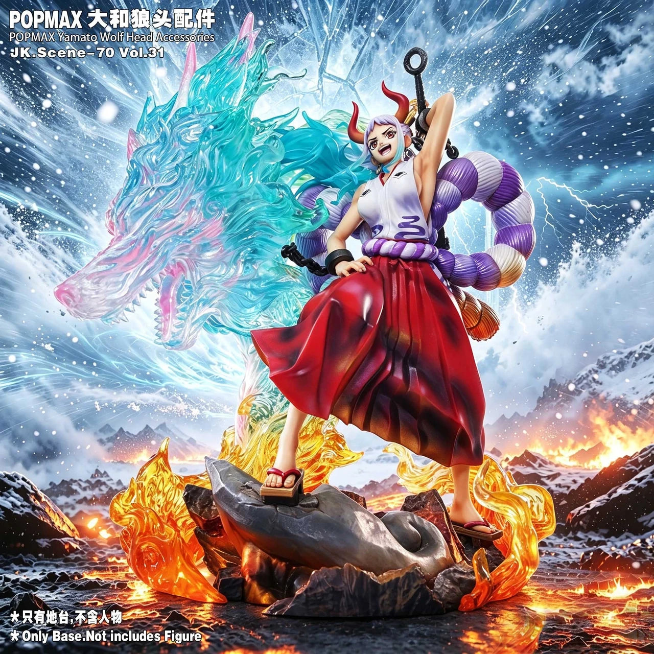Preventa Resina Yamato "Accesorios" Figura One Piece 1/6 JacksDo Estudio